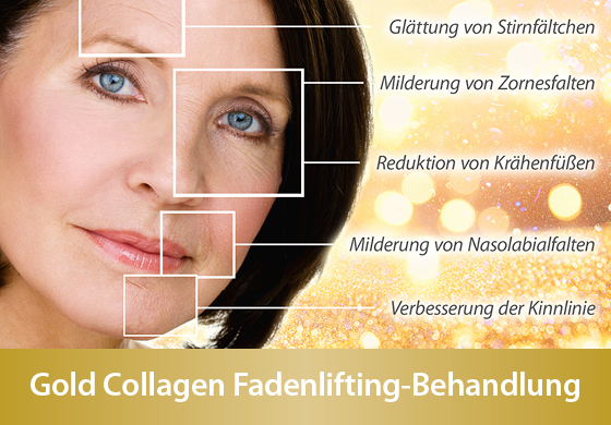 Gold Collagen Fadenlifting